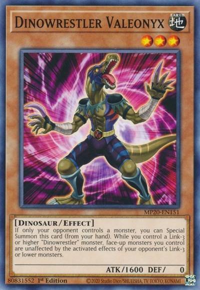 Dinowrestler Valeonyx [MP20-EN151] Common - Board Wipe
