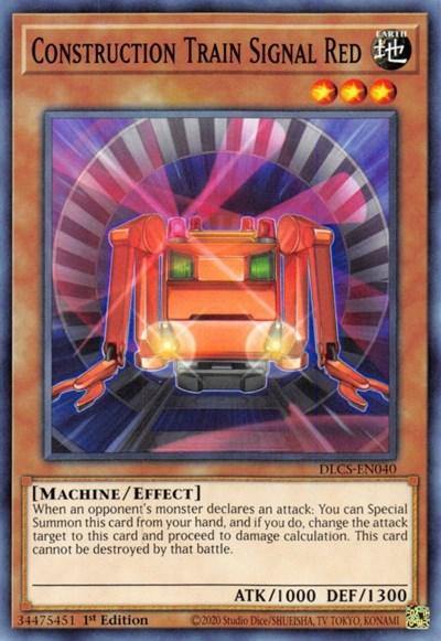 Construction Train Signal Red [DLCS-EN040] Common - Board Wipe