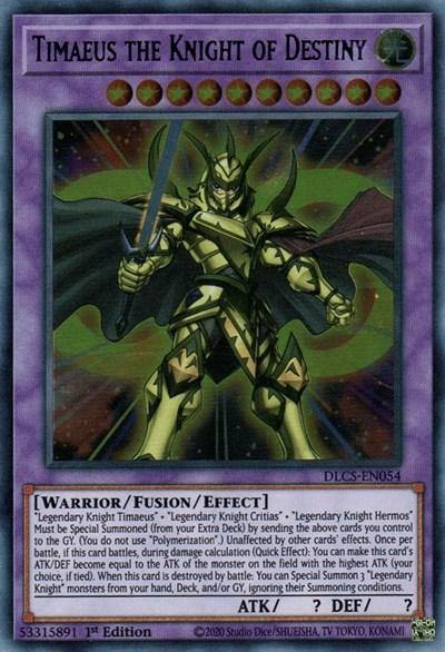 Timaeus the Knight of Destiny [DLCS-EN054] Ultra Rare - Board Wipe