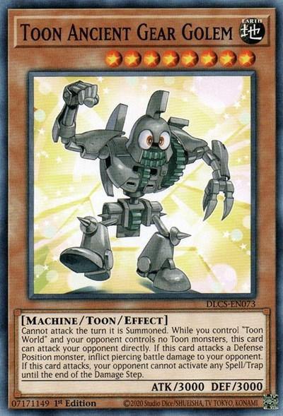 Toon Ancient Gear Golem [DLCS-EN073] Common - Board Wipe