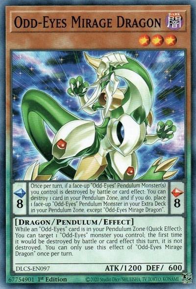 Odd-Eyes Mirage Dragon [DLCS-EN097] Common - Board Wipe