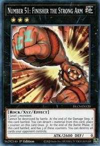 Number 51: Finisher the Strong Arm [DLCS-EN120] Common - Board Wipe