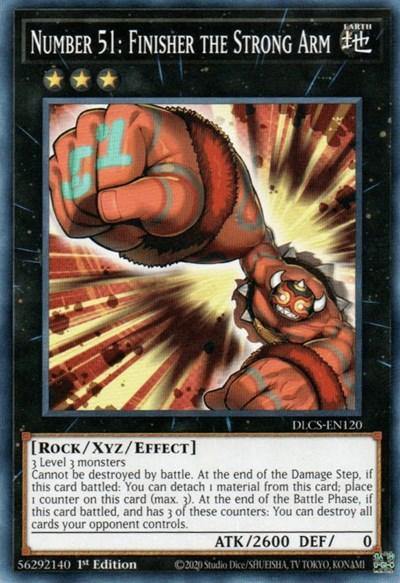 Number 51: Finisher the Strong Arm [DLCS-EN120] Common - Board Wipe