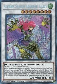 Cyber Slash Harpie Lady [DLCS-EN148] Secret Rare - Board Wipe