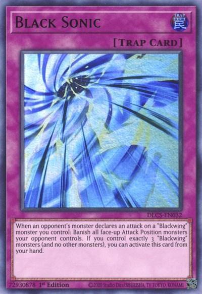 Black Sonic (Green) [DLCS-EN032] Ultra Rare - Board Wipe