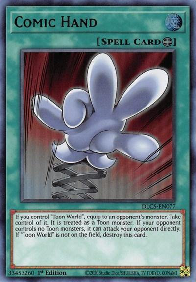 Comic Hand (Green) [DLCS-EN077] Ultra Rare - Board Wipe