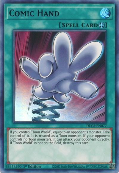 Comic Hand (Purple) [DLCS-EN077] Ultra Rare - Board Wipe