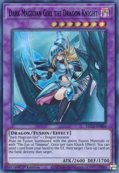 Dark Magician Girl the Dragon Knight (Green) [DLCS-EN006] Ultra Rare - Board Wipe