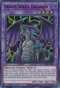 Doom Virus Dragon (Green) [DLCS-EN055] Ultra Rare - Board Wipe