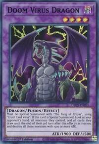 Doom Virus Dragon (Purple) [DLCS-EN055] Ultra Rare - Board Wipe