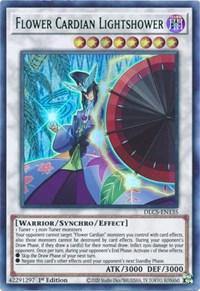 Flower Cardian Lightshower (Green) [DLCS-EN135] Ultra Rare - Board Wipe
