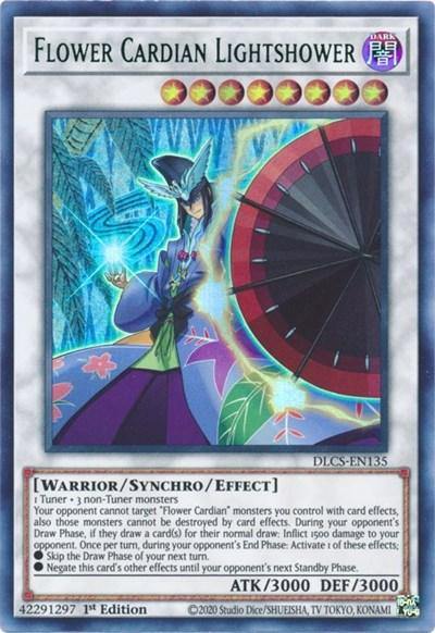 Flower Cardian Lightshower (Green) [DLCS-EN135] Ultra Rare - Board Wipe