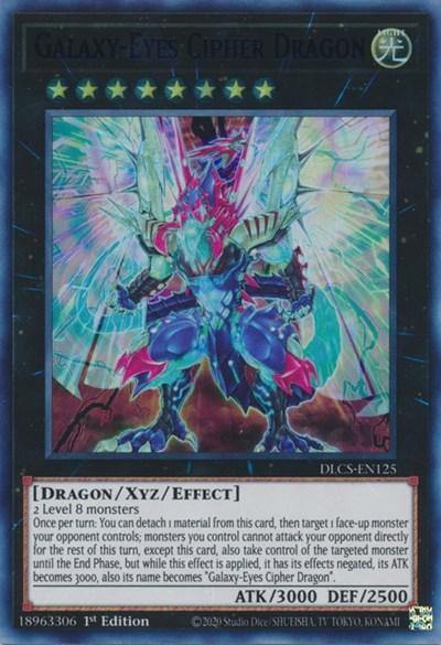 Galaxy-Eyes Cipher Dragon (Blue) [DLCS-EN125] Ultra Rare - Board Wipe