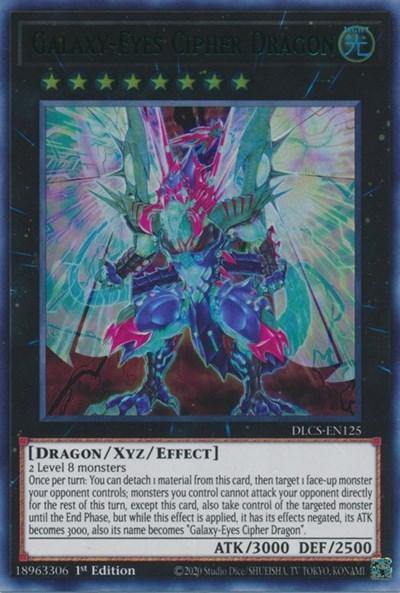 Galaxy-Eyes Cipher Dragon (Green) [DLCS-EN125] Ultra Rare - Board Wipe