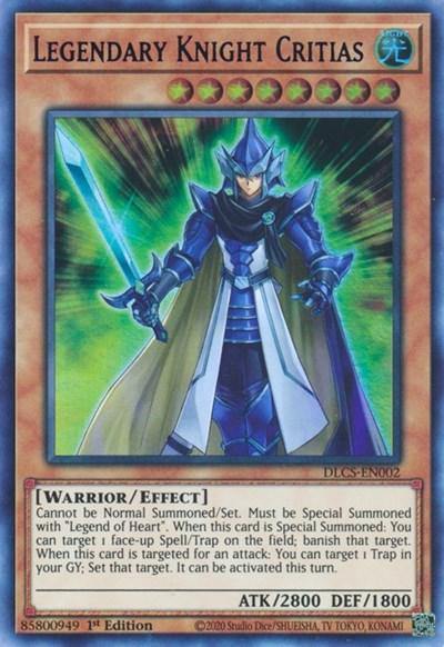 Legendary Knight Critias (Blue) [DLCS-EN002] Ultra Rare - Board Wipe