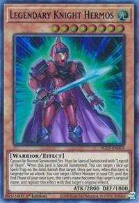 Legendary Knight Hermos (Blue) [DLCS-EN003] Ultra Rare - Board Wipe