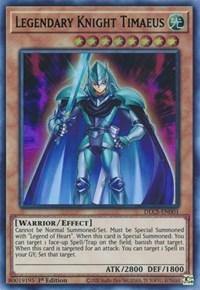 Legendary Knight Timaeus (Green) [DLCS-EN001] Ultra Rare - Board Wipe