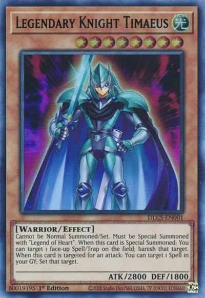 Legendary Knight Timaeus (Green) [DLCS-EN001] Ultra Rare - Board Wipe