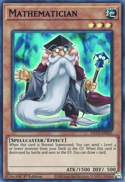 Mathematician (Blue) [DLCS-EN025] Ultra Rare - Board Wipe