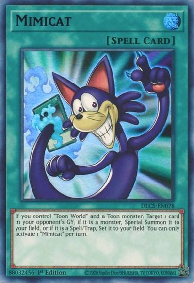 Mimicat (Purple) [DLCS-EN078] Ultra Rare - Board Wipe