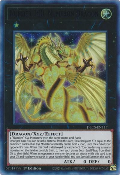 Number 100: Numeron Dragon (Purple) [DLCS-EN117] Ultra Rare - Board Wipe