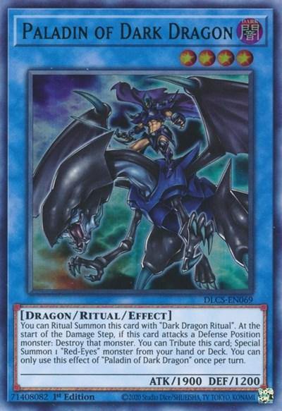 Paladin of Dark Dragon (Green) [DLCS-EN069] Ultra Rare - Board Wipe