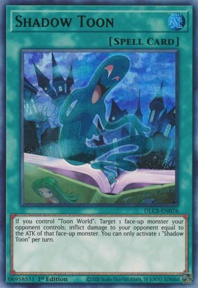 Shadow Toon (Green) [DLCS-EN076] Ultra Rare - Board Wipe