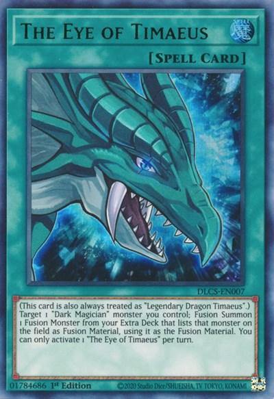 The Eye of Timaeus (Green) [DLCS-EN007] Ultra Rare - Board Wipe
