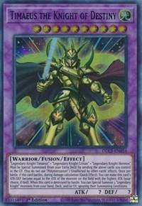 Timaeus the Knight of Destiny (Blue) [DLCS-EN054] Ultra Rare - Board Wipe