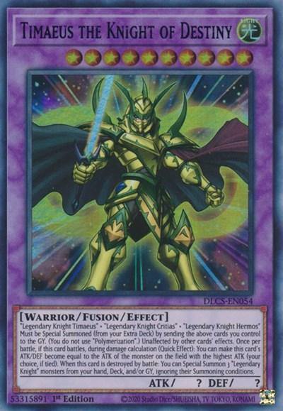 Timaeus the Knight of Destiny (Blue) [DLCS-EN054] Ultra Rare - Board Wipe