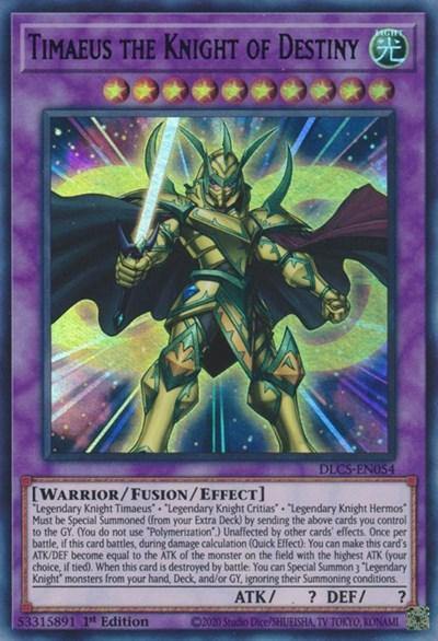 Timaeus the Knight of Destiny (Green) [DLCS-EN054] Ultra Rare - Board Wipe