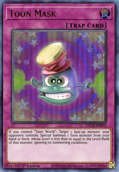 Toon Mask (Green) [DLCS-EN079] Ultra Rare - Board Wipe