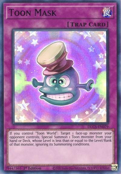 Toon Mask (Purple) [DLCS-EN079] Ultra Rare - Board Wipe