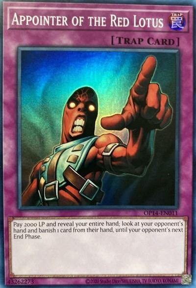 Appointer of the Red Lotus [OP14-EN011] Super Rare - Board Wipe