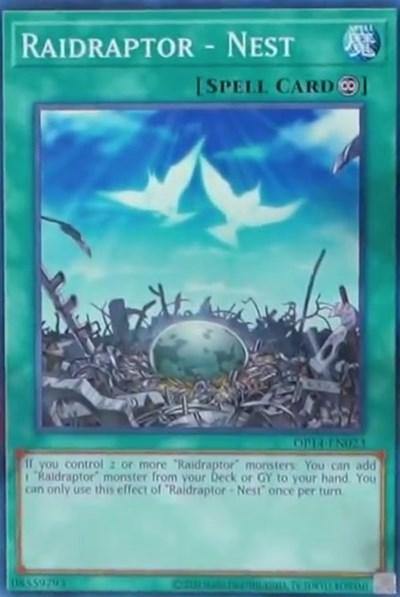 Raidraptor - Nest [OP14-EN023] Common - Board Wipe