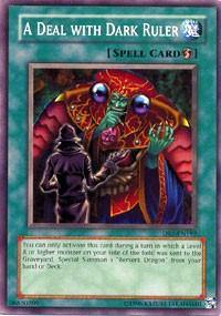 A Deal with Dark Ruler [DR1-EN192] Common - Board Wipe
