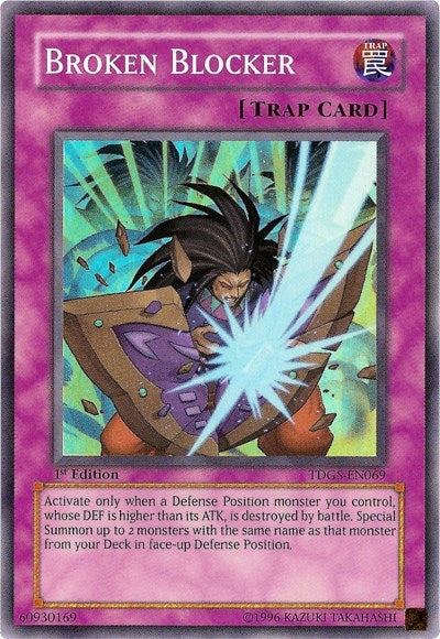 Broken Blocker [TDGS-EN069] Super Rare