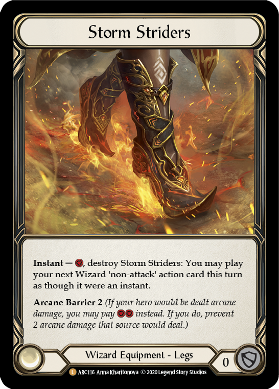 Storm Striders [ARC116] Unlimited Edition Rainbow Foil