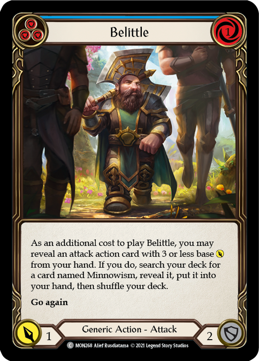 Belittle (Blue) [MON268] 1st Edition Normal