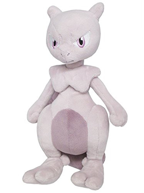 Sanei Pokemon All Star Collection PP24 Mewtwo Plush, 10.5"