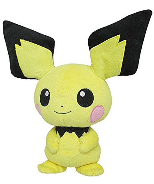 Sanei Pokemon All Star Collection PP25 Pichu Plush, 8"