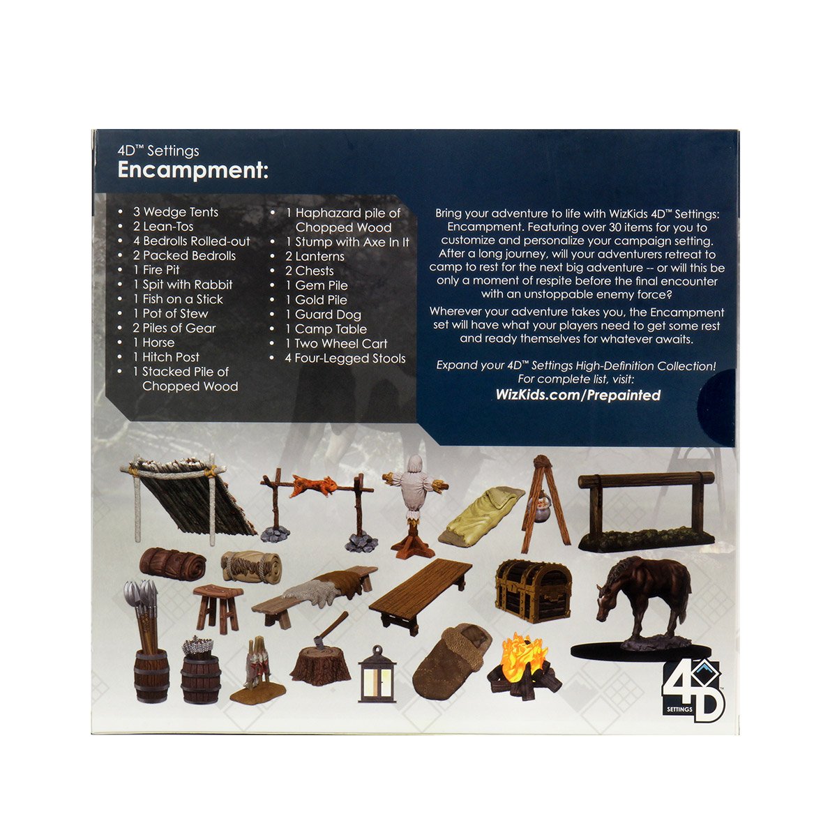Wizkids 4D Settings: Encampment - Board Wipe