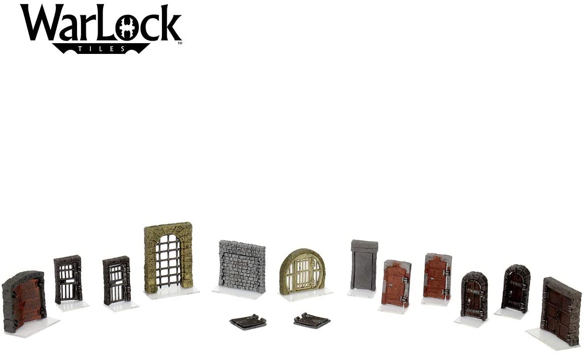 Warlock Tiles: Doors & Archways - Board Wipe