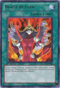 Burst Return [LCGX-EN084] Rare