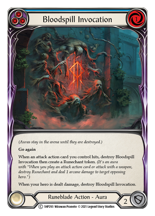 Bloodspill Invocation (Blue) [1HP293]