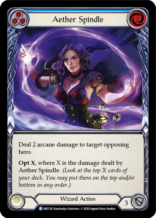 Aether Spindle (Blue) [ARC128] Unlimited Edition Normal