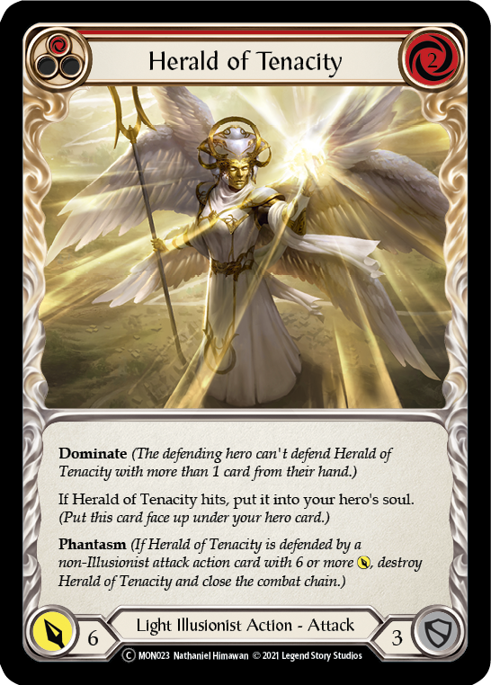 Herald of Tenacity (Red) [U-MON023] Unlimited Edition Normal