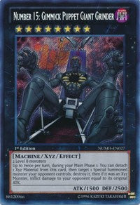 Number 15: Gimmick Puppet Giant Grinder [NUMH-EN027] Secret Rare