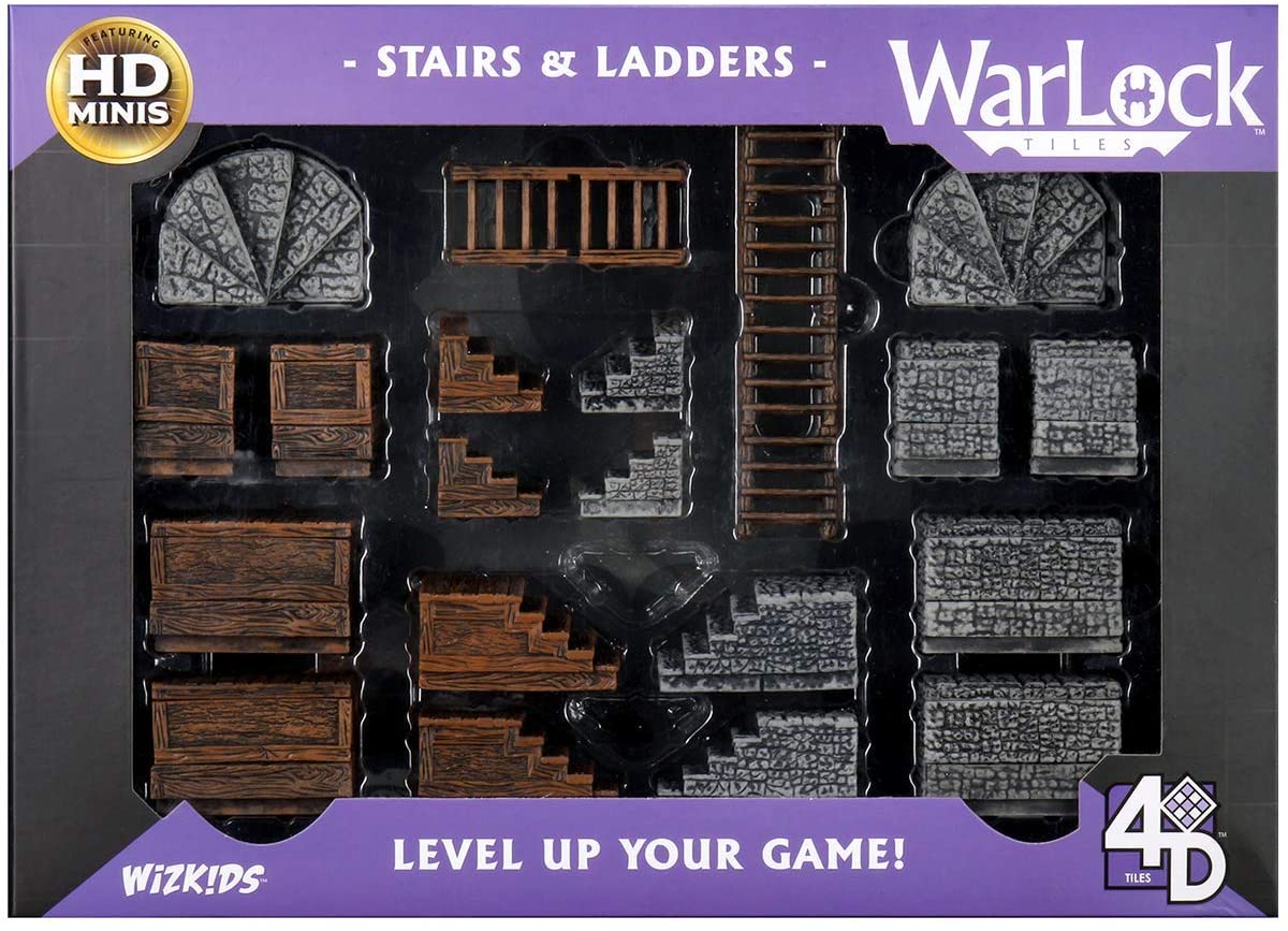 Warlock Tiles: Stairs & Ladders - Board Wipe