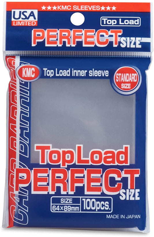 KMC Perfect Fit Standard (100) Inner Card Sleeves - Board Wipe